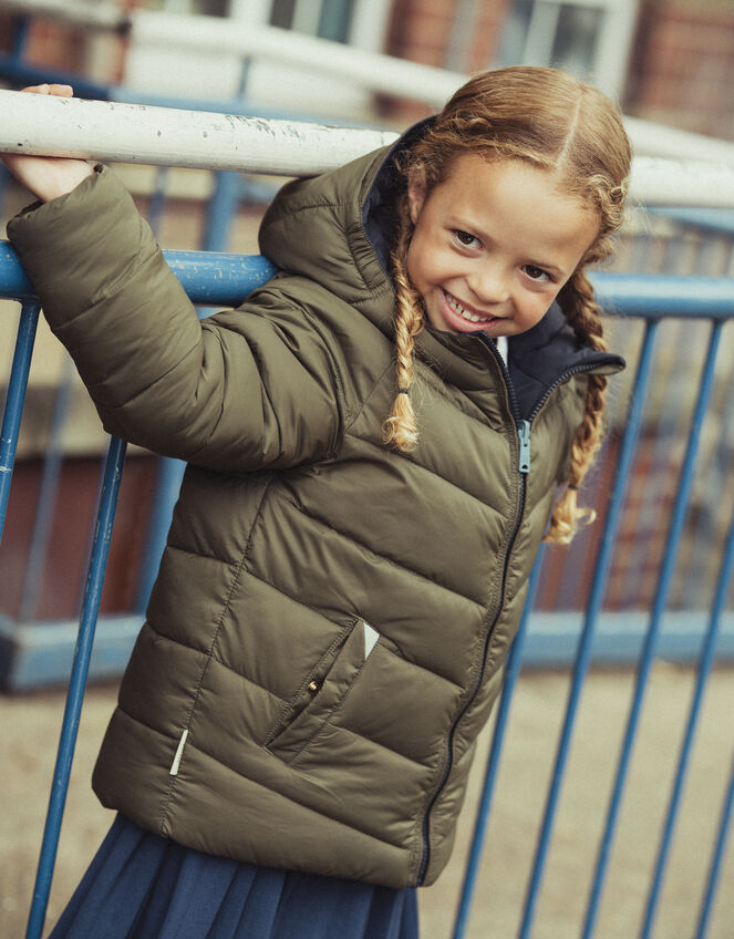 T&ouml;astie Reversible Water Repellent Puffer Jacket, Blue (NAVY), large