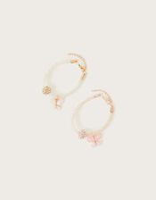 Girl Beautifly Encased Bracelets Set of Two, , large