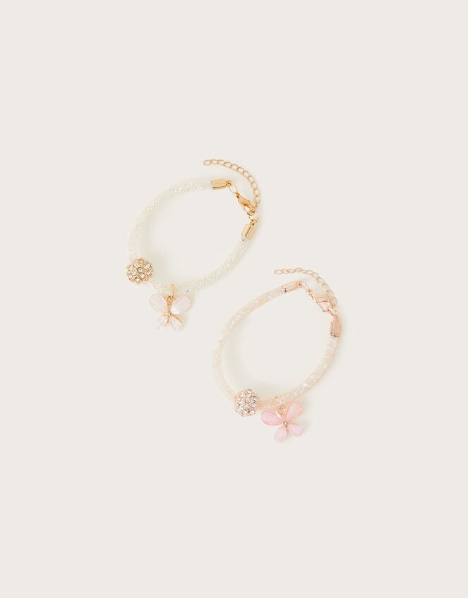 Girl Beautifly Encased Bracelets Set of Two, , large