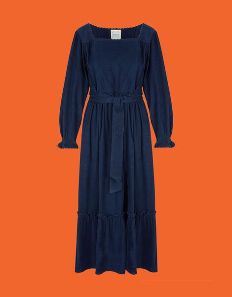 Dilli Grey Harper Cord Dress, Blue (NAVY), large