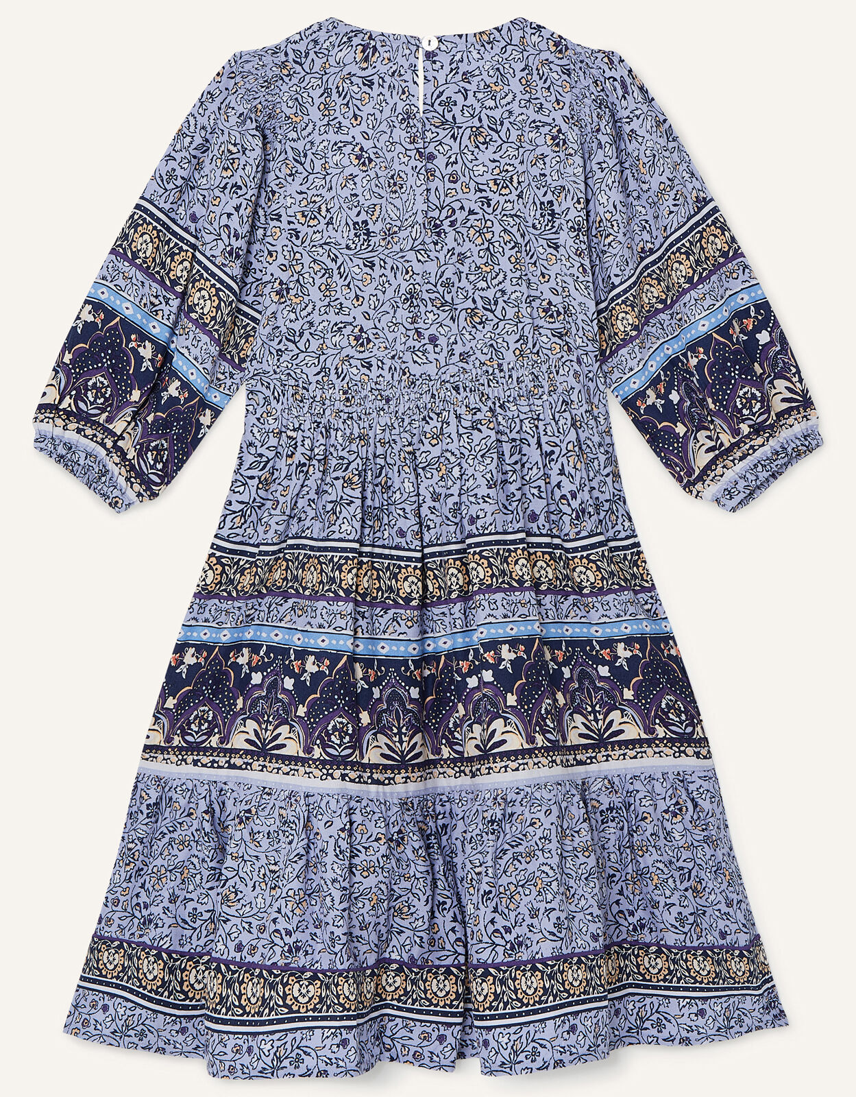 MINI ME Carmel Printed Dress Blue