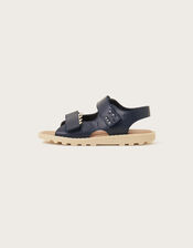 Dinosaur Sandals , Blue (NAVY), large