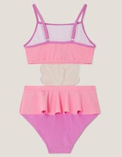 Seashell Applique Cut Out Swimsuit, Multi (MULTI), large