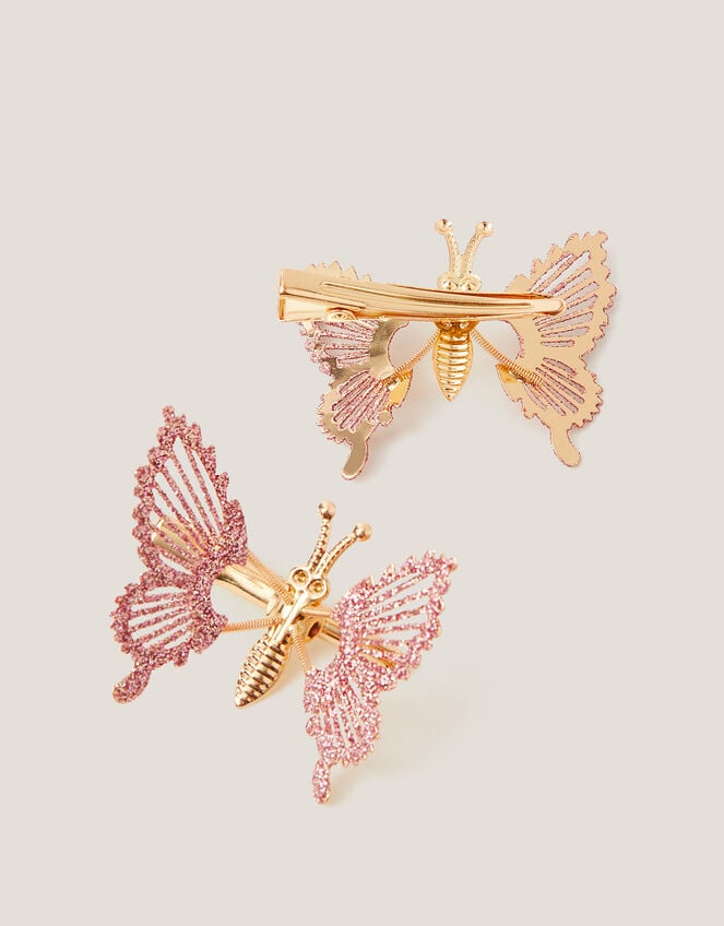 2-Pack Spring Butterfly Hair Clips, , large