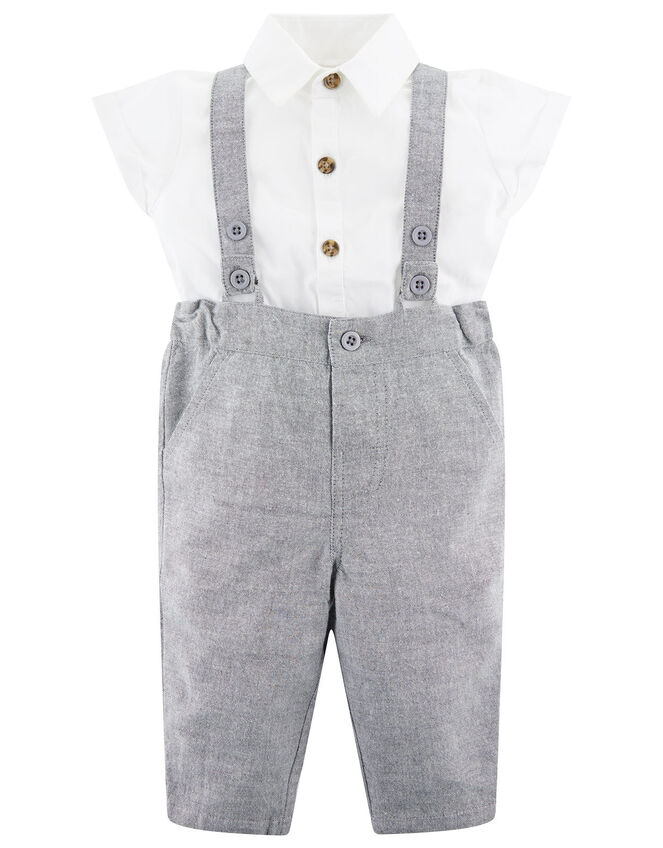 Newborn Baby Suit Set , Grey (GREY), large