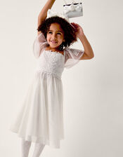 Floella Floral Lace Maxi Dress, Ivory (IVORY), large