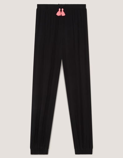 Tassel Harem Pants, Black (BLACK), large
