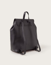 Tassel Backpack, Black (BLACK), large