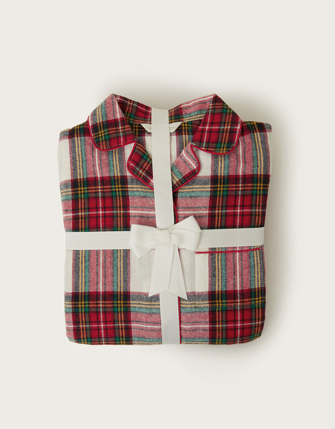Tartan Print Long Pyjamas Set, Multi (MULTI), large