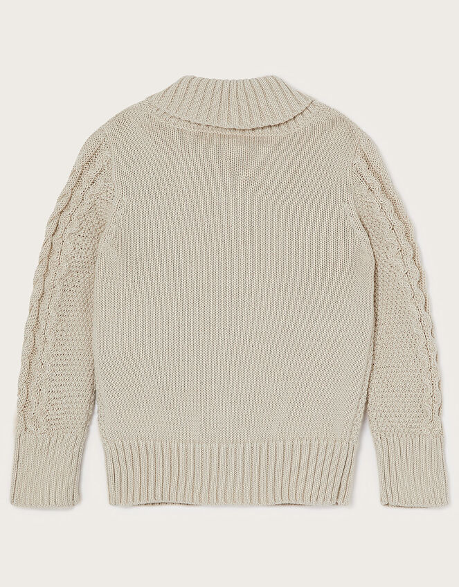 Shawl Cardigan, Ivory (IVORY), large