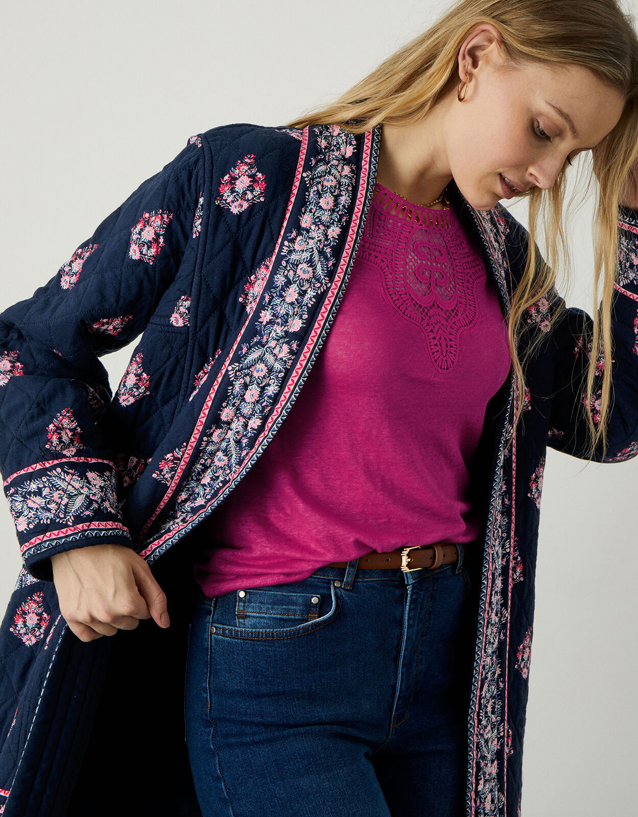 Monsoon shop quilted jacket