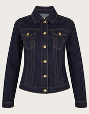 Maya Seam Denim Jacket, Blue (INDIGO), large