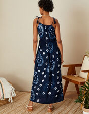 ARTISAN STUDIO Tie Dye Print Cami Dress, Blue (BLUE), large