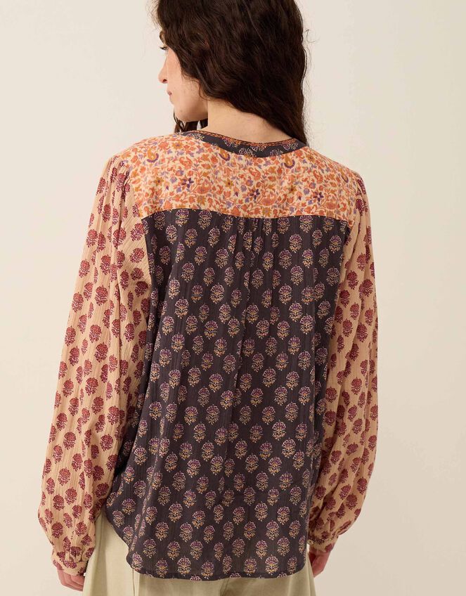 East Loran Floral Mix Blouse, Multi (MULTI), large