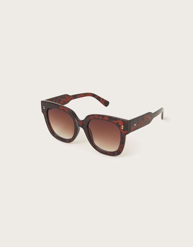 Rounded Tortoiseshell Sunglasses, , large