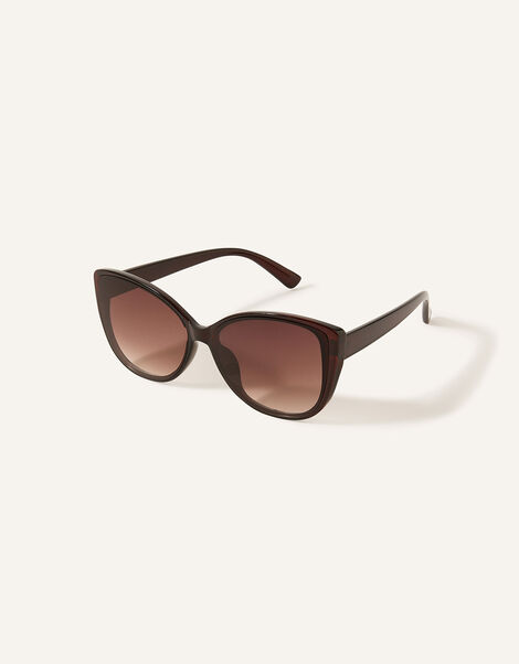 Tortoiseshell Cateye Sunglasses, , large