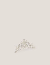 Flora Tiara Hair Comb, , large