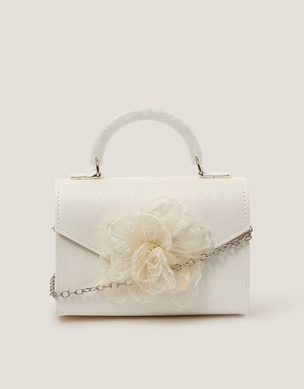 Organza Flower Glitter Bag, , large