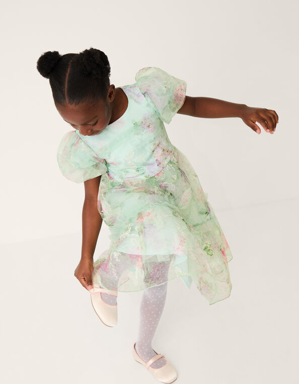 Joanna Butterfly Print Party Dress, Multi (MULTI), large