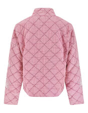 East Embroidered Quilted Jacket, Pink (BLUSH), large