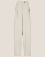 Wendy Wide Leg Trousers, Natural (STONE), large