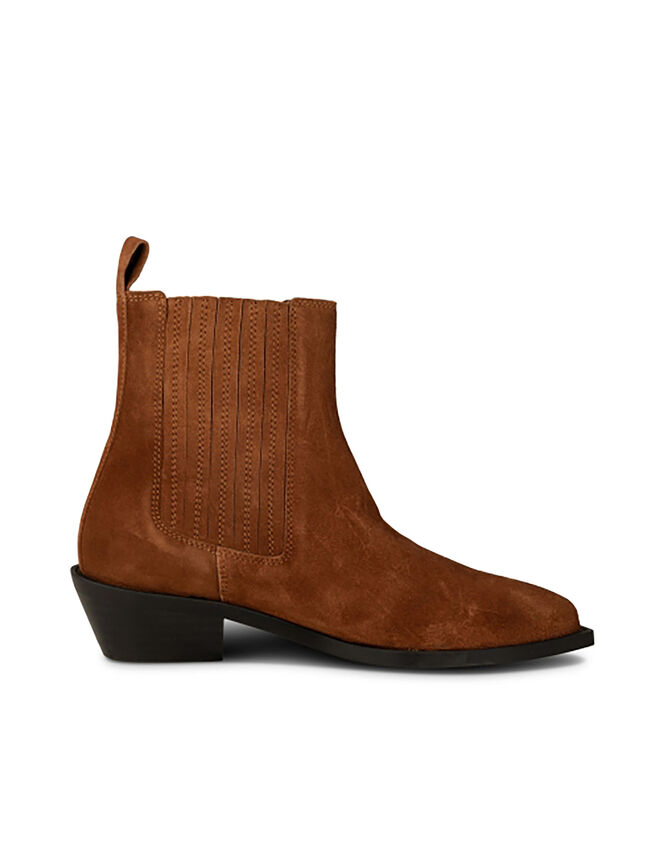 Shoe The Bear Suede Chelsea Boots, Camel (CARAMEL), large