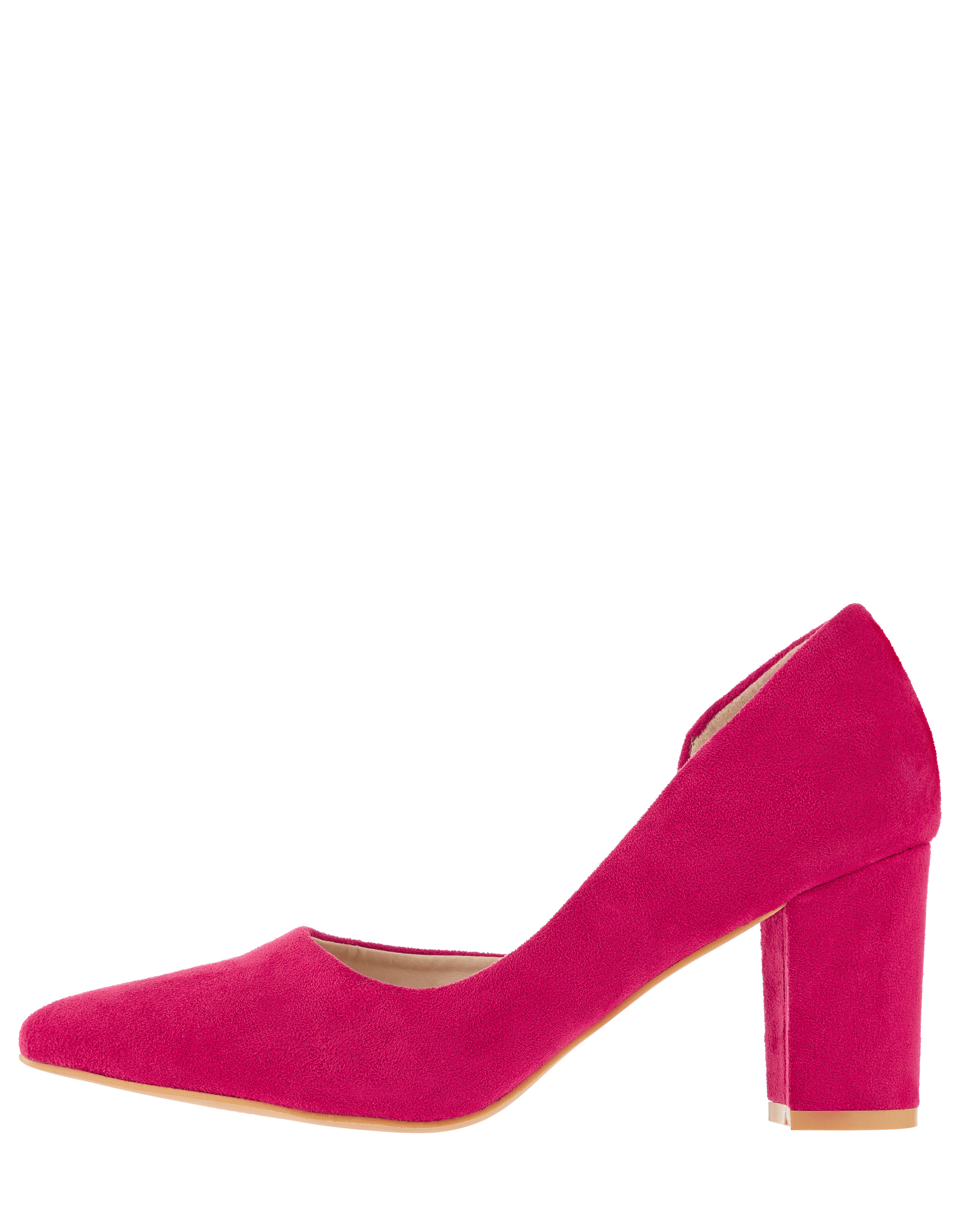 fuchsia pink court shoes