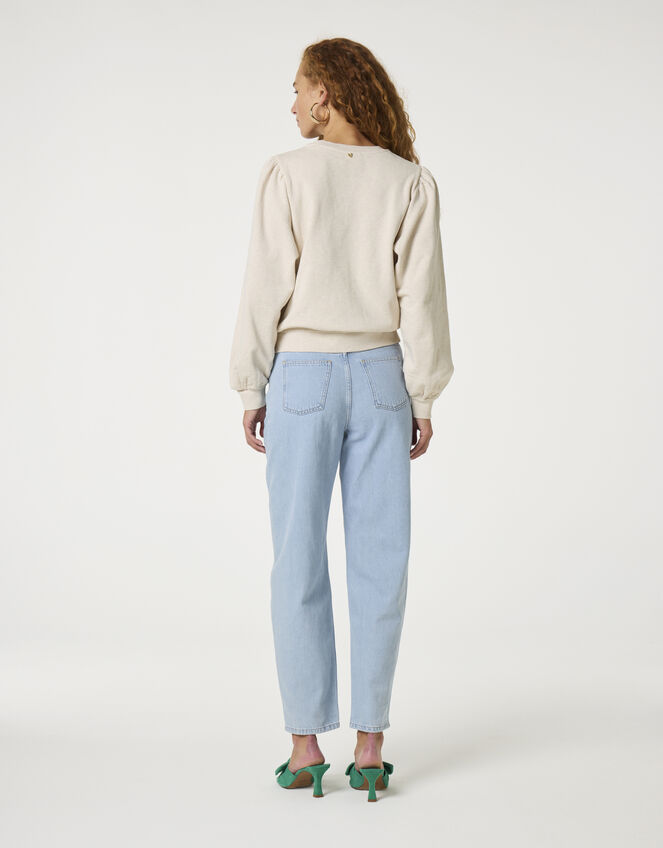 Fabienne Chapot Tina Embroidered Jumper, Camel (BEIGE), large