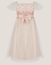 Francesca Lace Tulle Party Dress, Pink (PINK), large