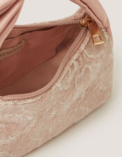 Floral Sequin Velvet Bag, , large