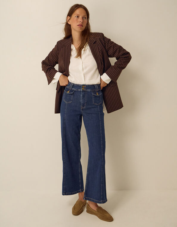 Renee Flared Jeans, Blue (INDIGO), large