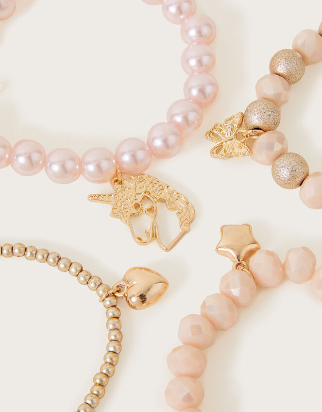Pretty Unicorn Bracelets 4 Pack, , large