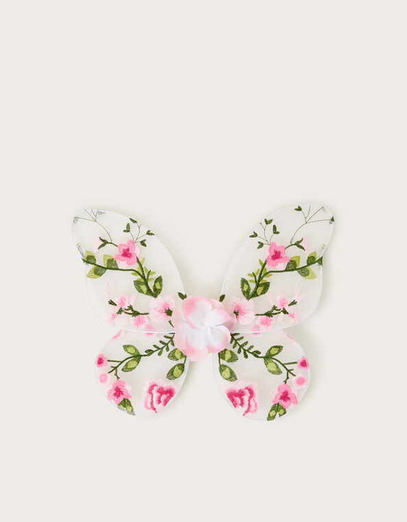 Floral Embroidered Butterfly Wings, , large