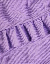 Frilly Seersucker Bikini Set, Purple (LILAC), large