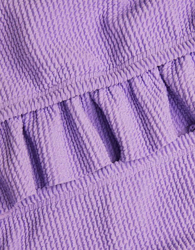 Frilly Seersucker Bikini Set, Purple (LILAC), large