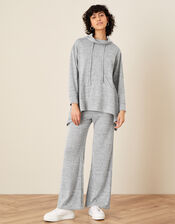 Lounge Marl Jersey Jumper, Grey (GREY), large