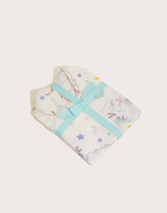 Nightime Fairy Button Through Pyjama Set, Ivory (IVORY), large