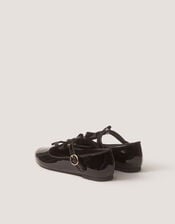 Bow Patent Mary Jane School Shoes, Black (BLACK), large