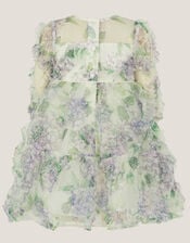 Baby Hydrangea Print Ruffle Dress, Multi (MULTI), large