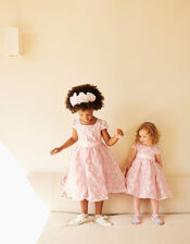 Baby Butterfly Jacquard Dress , Pink (PINK), large