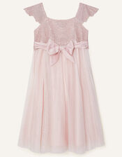 Estella Embroidered Dress , Pink (PINK), large
