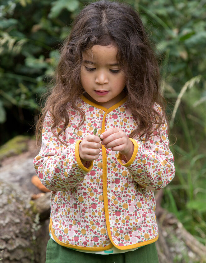Little Green Radicals Ladybird Days Reversible Jacket, Multi (MULTI), large