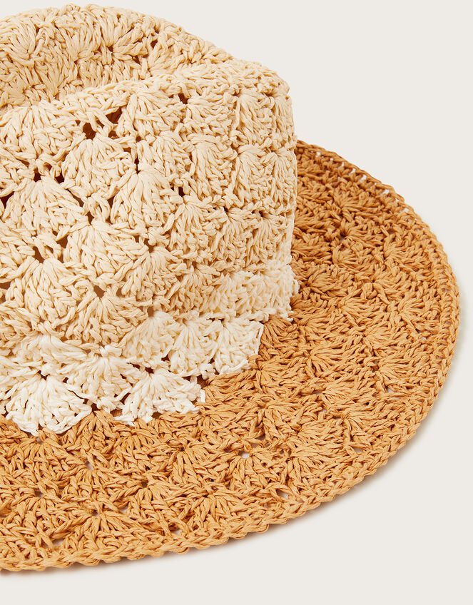 Macrame Fedora Hat, , large