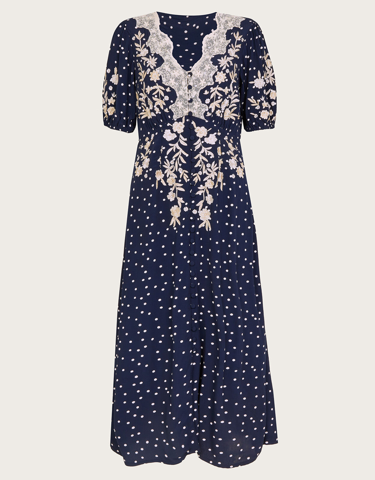 Monsoon blue deals spot dress
