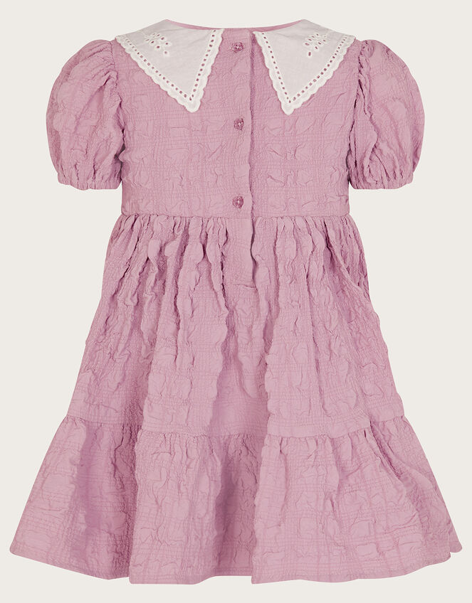 Baby Heather Collar Dress, Purple (PURPLE), large