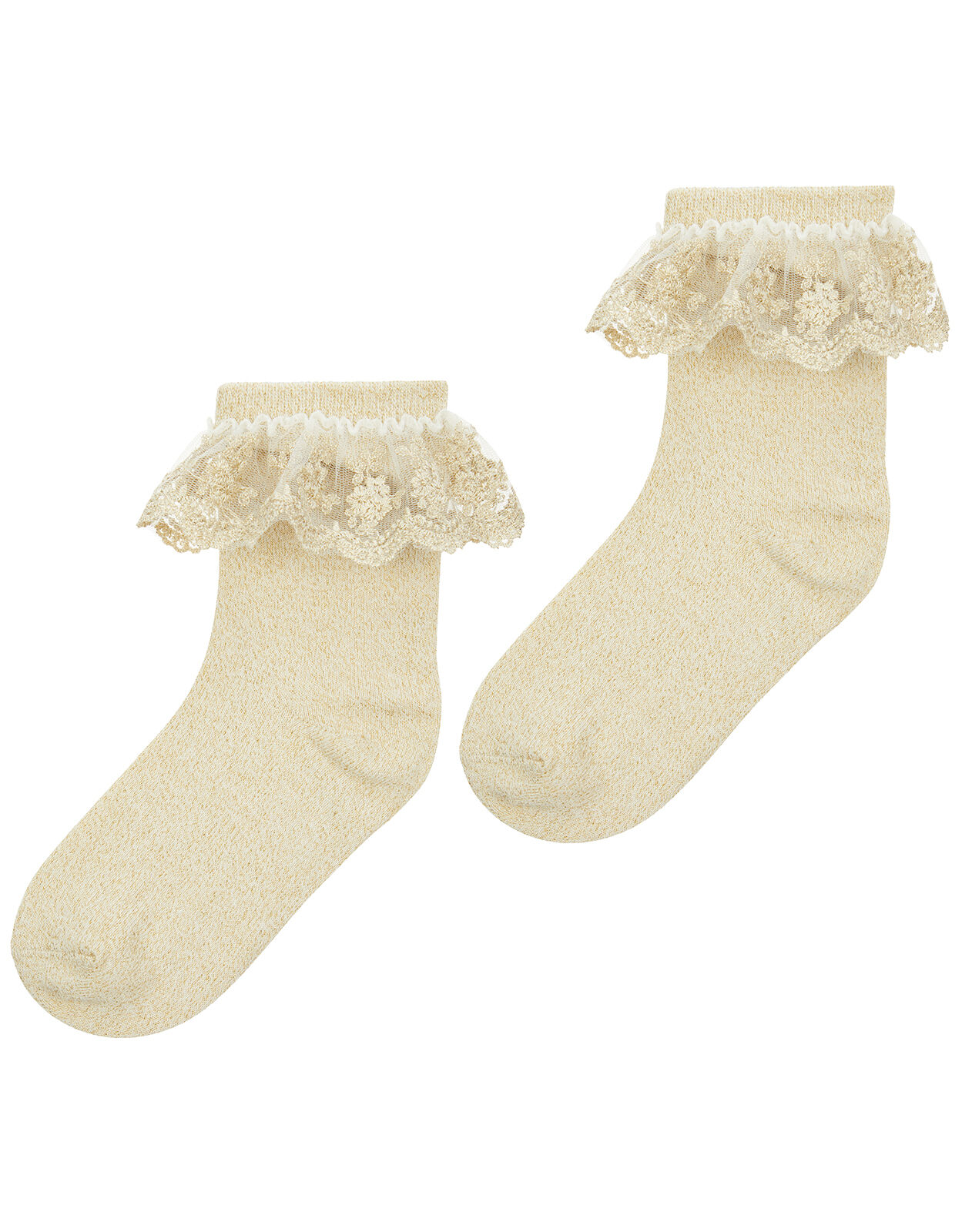 Ellen Gold Sparkle Socks Gold