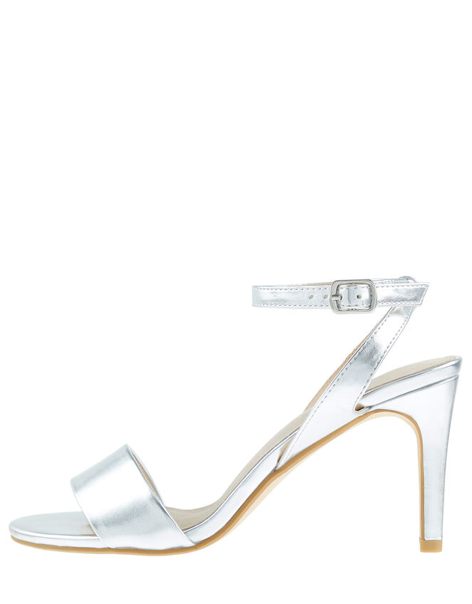 Sue Strappy Occasion Sandals, Silver (SILVER), large