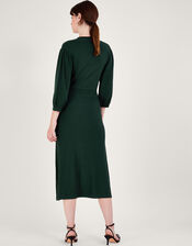 Moira Button Midi Dress, Green (GREEN), large