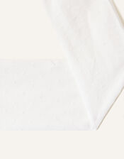 Baby Bridal Spot Tights, White (WHITE), large