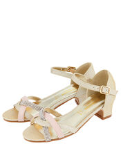 Marianna Dancing Strappy Sandals, Gold (GOLD), large